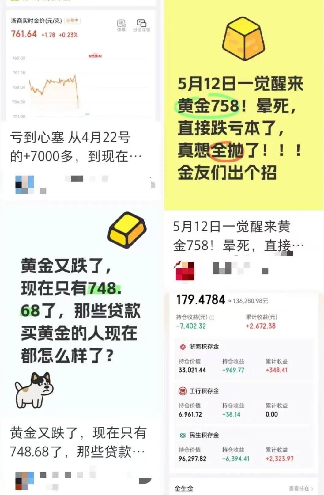 太突然！金价连续大跌，“买个手镯，半个月缩水2000多元。”