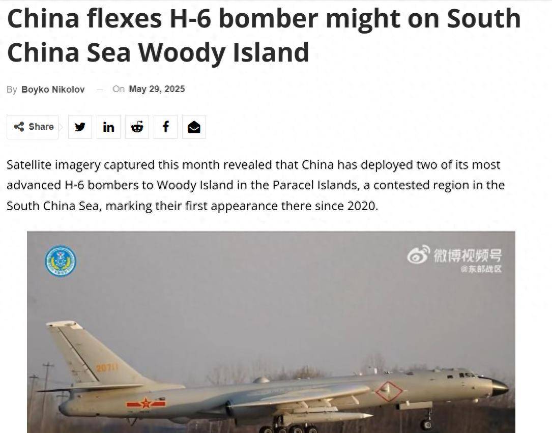 鹰击-21就位！外媒：轰-6K和空警-500亮相南海，目标是美国航母？