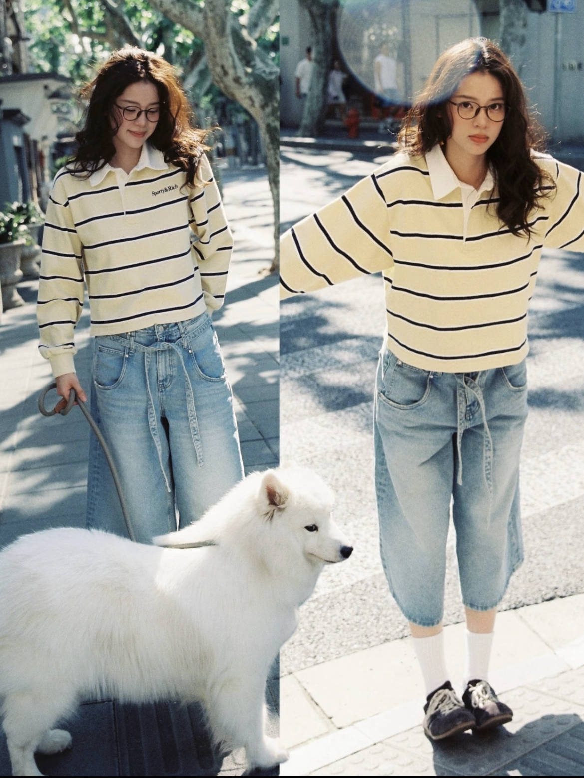 杨幂欧阳娜娜都爱穿的宽腿中裤，今夏火成这样啦？