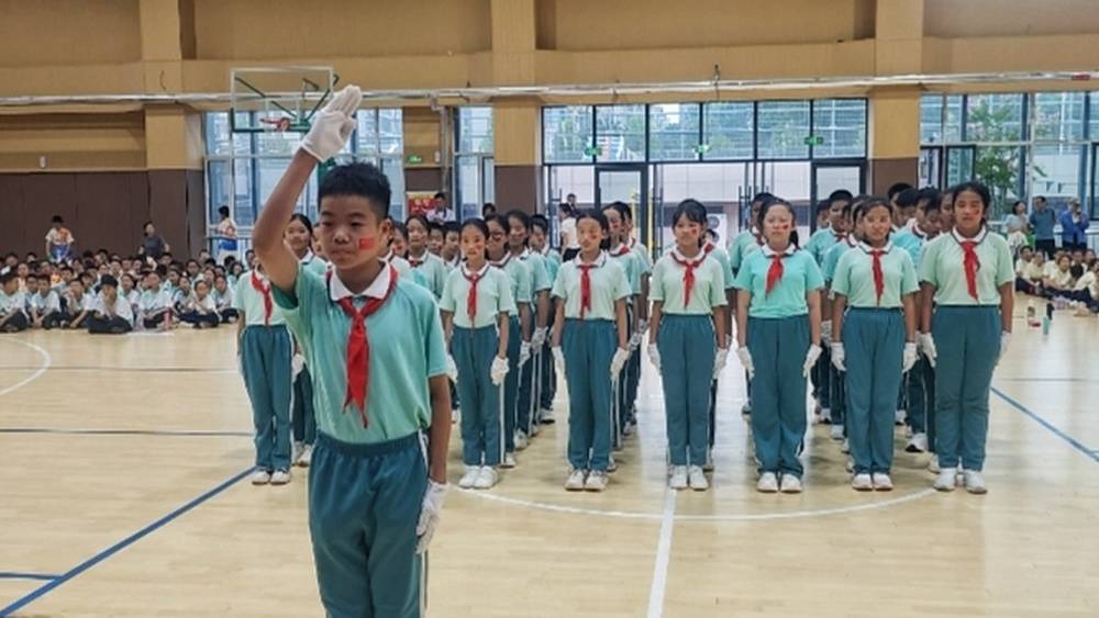 淄博市张店区龙凤苑中学初一级部军训会操展演圆满落幕